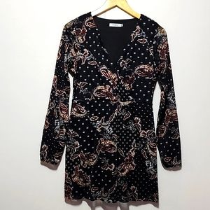 Ricki's Long Sleeves Paisley Dress